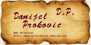 Danijel Proković vizit kartica